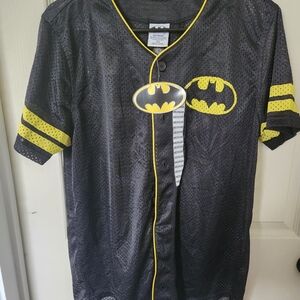 Batman Black and Yellow Mesh Jersey